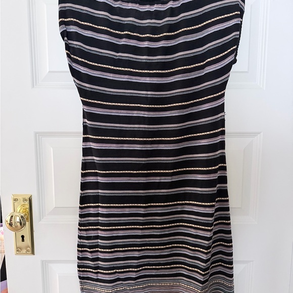 Missoni Black and White Striped Knit Mini Dress - Picture 4 of 5